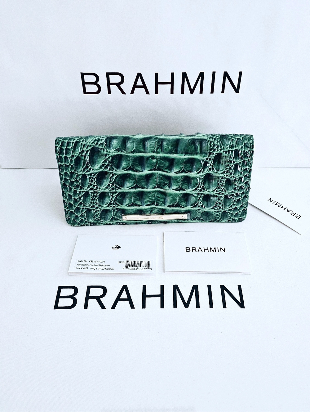 NWT Brahmin PARAKEET Ady Wallet